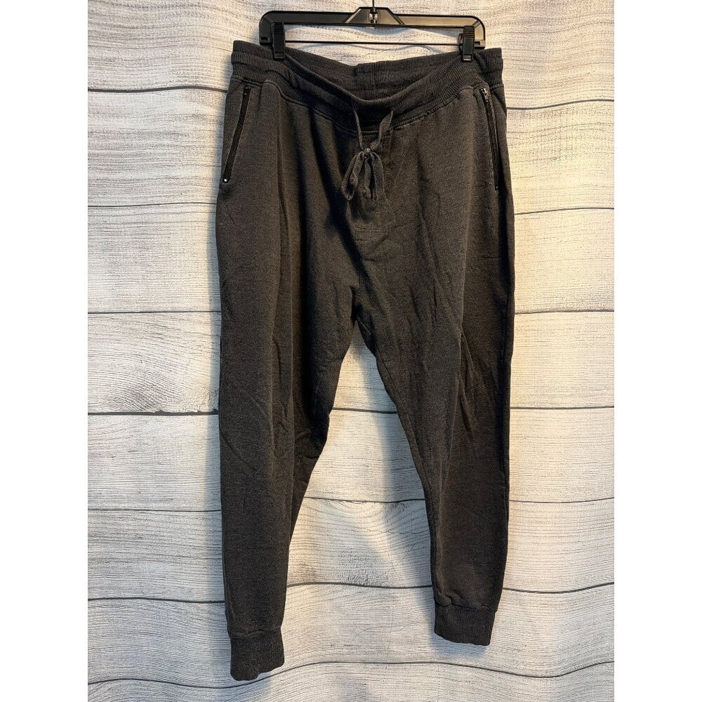 Basic Outfitters Mens Dark Gray Jogger Sweatpants Size XL